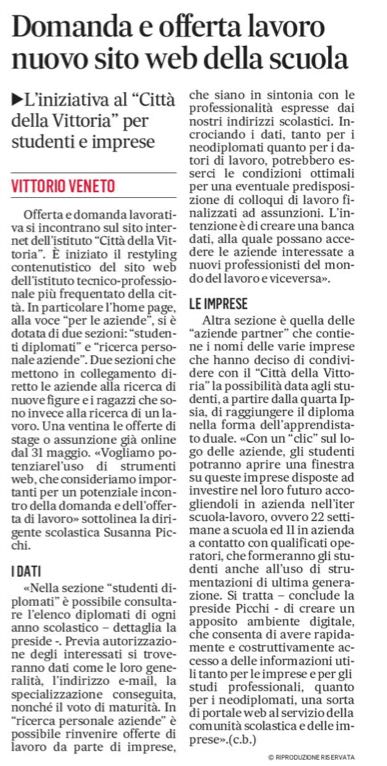 Articolo giornale