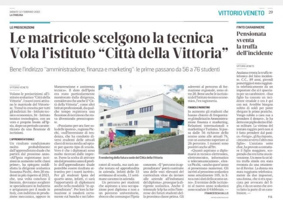 Matricole IIS Vittorio Veneto